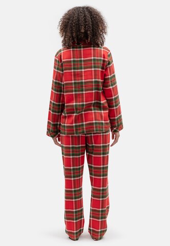 Pantaloncini da pigiama 'Merry & Bright' di Cyberjammies in rosso