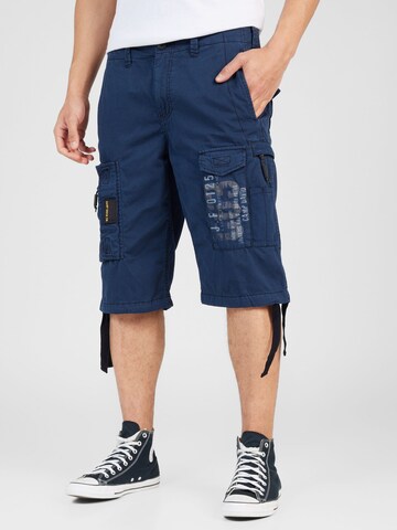 regular Pantaloni cargo 'North Sea Trail' di CAMP DAVID in blu: frontale