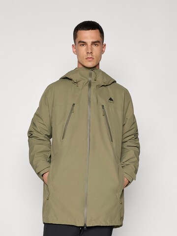 BURTON Μπουφάν πεζοπορίας σε πράσινο: μπροστά