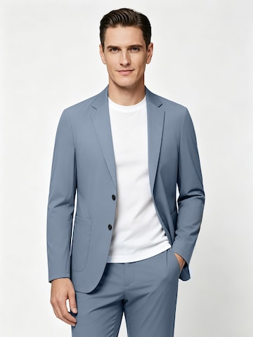 ALLTHEMEN Regular fit Suit Jacket 'Schatten' in Blue