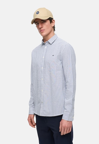 Kronstadt Comfort fit Overhemd 'Arlin' in Blauw