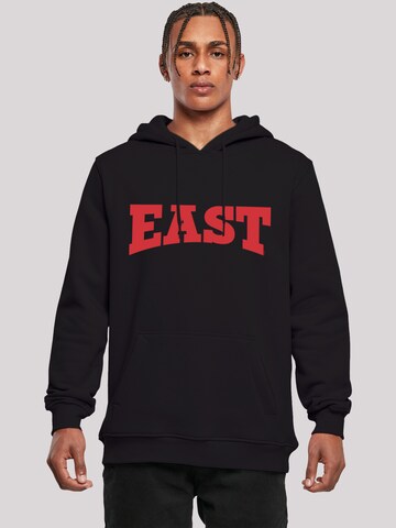 Sweat-shirt 'Disney High School Musical The Musical East High' F4NT4STIC en noir : devant