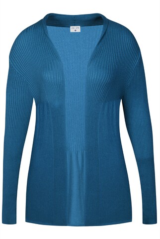 ze-ze Gebreid vest 'Florian 723' in Blauw: voorkant