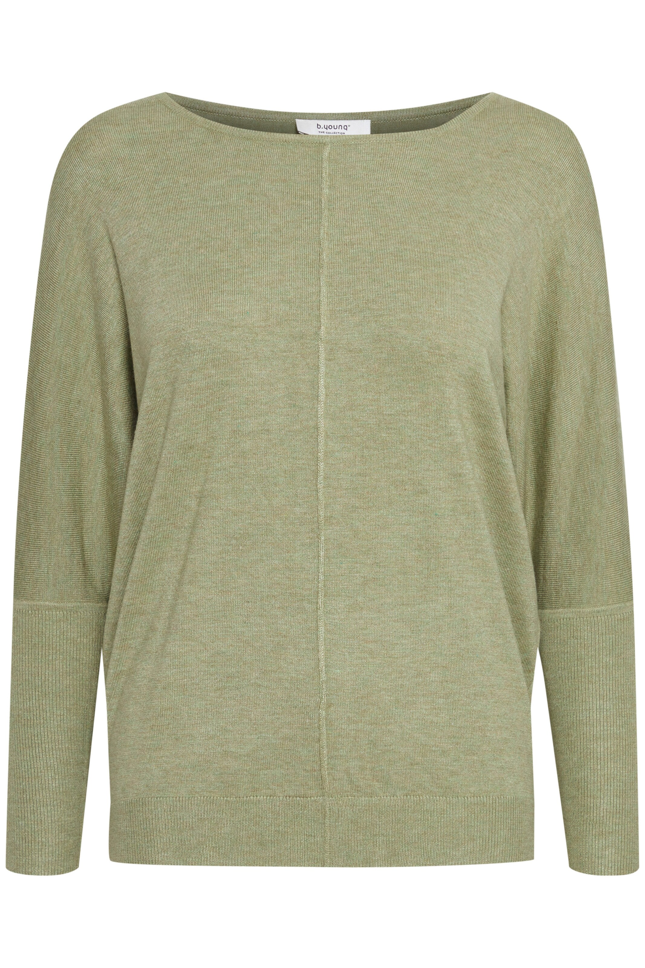 b.young Pullover 'BYPimba' in Grün: Vorderseite