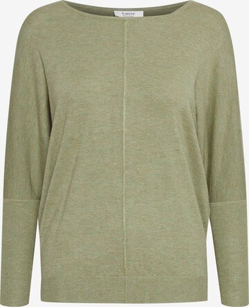 b.young Sweater 'PIMBA' in Green: front