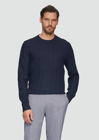 s.Oliver BLACK LABEL Pullover in Blau: Vorderseite