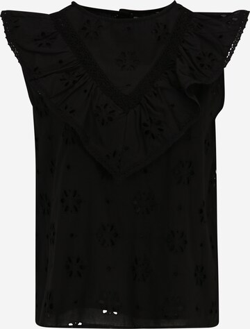 Dorothy Perkins Petite Blouse in Zwart: voorkant