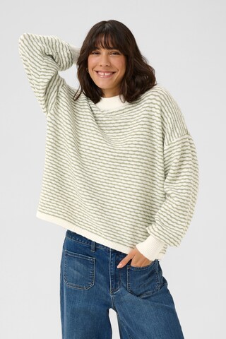 Pull-over 'Ellery' Kaffe en beige : devant