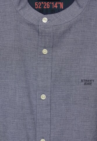 Street One MEN Regular Fit Hemd in Blau