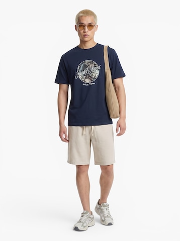 JACK & JONES Футболка 'JJHonolulu' в Синий