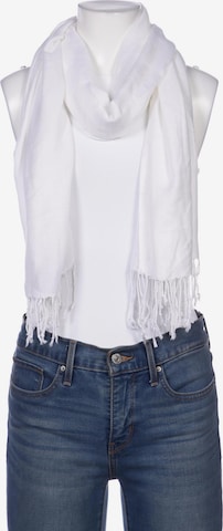 Manguun Scarf & Wrap in One size in White: front