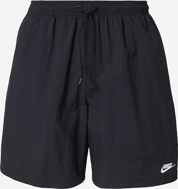 Nike Sportswear Byxa 'CLUB' i svart: framsida