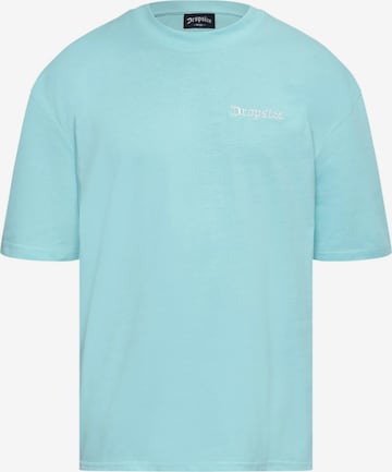 Dropsize Shirt in Blauw: voorkant