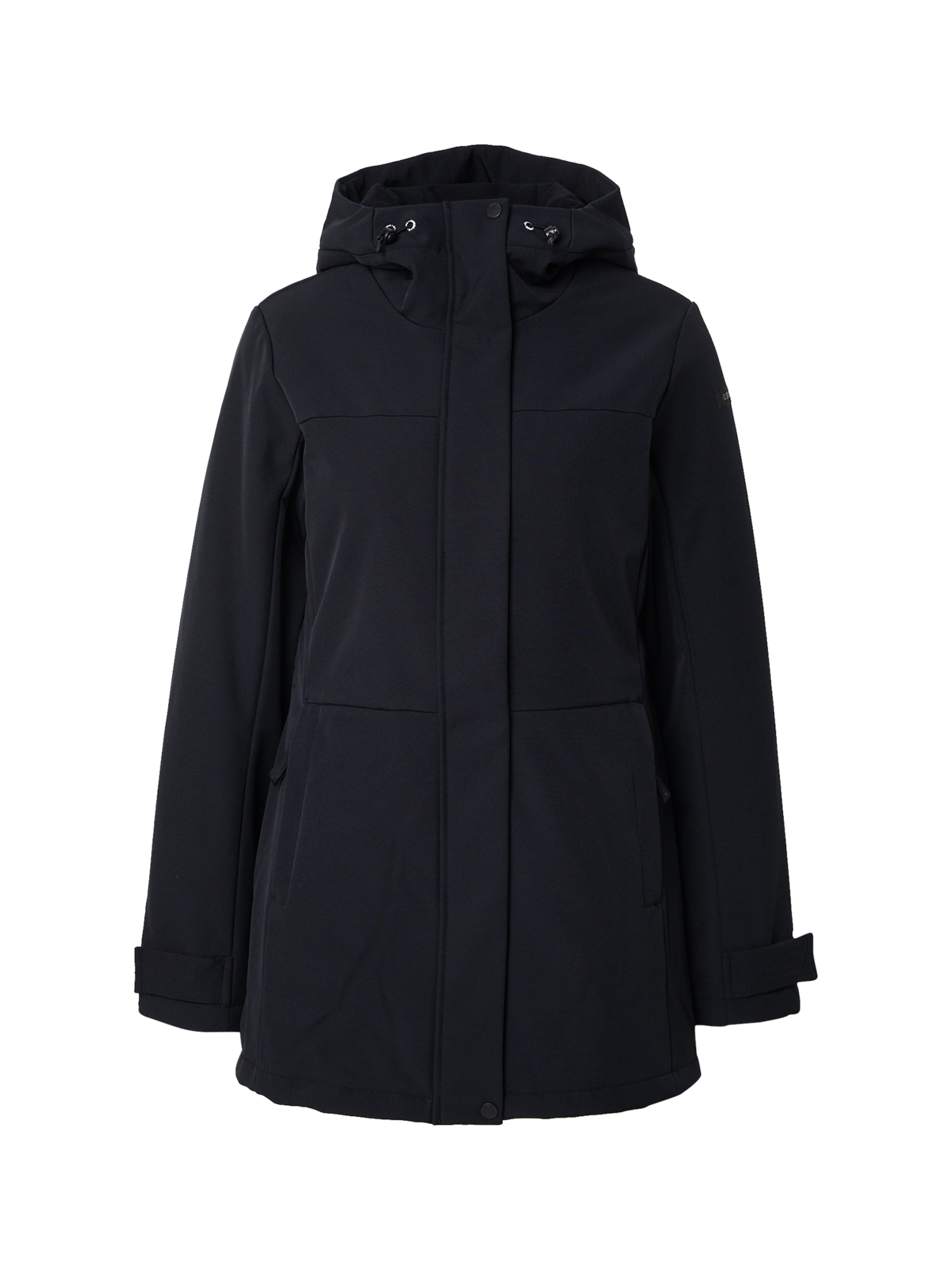 Giacca per outdoor 'APLINGTON' di ICEPEAK in nero: frontale