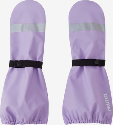 Reima Handschuhe 'Kura' in Lila: Vorderseite