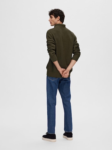 Pullover 'Thim' di SELECTED HOMME in verde
