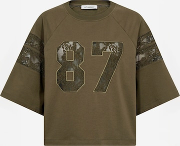 Haut ' Ely ' co'couture en vert : devant