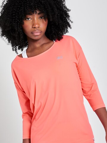 SPORTKIND Funktionsshirt '3/4 Loose Fit'‌‌‌‌‌‌‌‌‌ in Orange