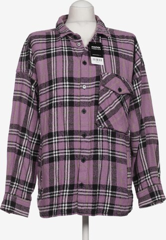 tigha Button Up Shirt in M in Purple: front