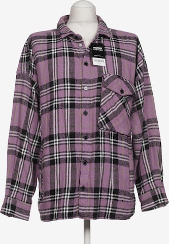 tigha Button Up Shirt in M in Purple: front