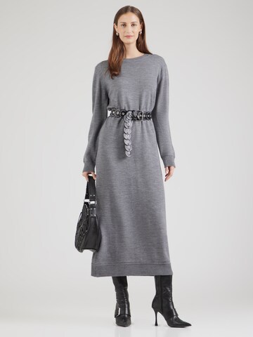 Robes en maille UNITED COLORS OF BENETTON en gris