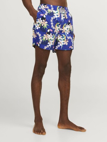 JACK & JONES Zwemshorts in Blauw: voorkant