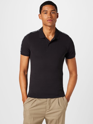 Calvin Klein Jeans Poloshirt in Schwarz: predná strana