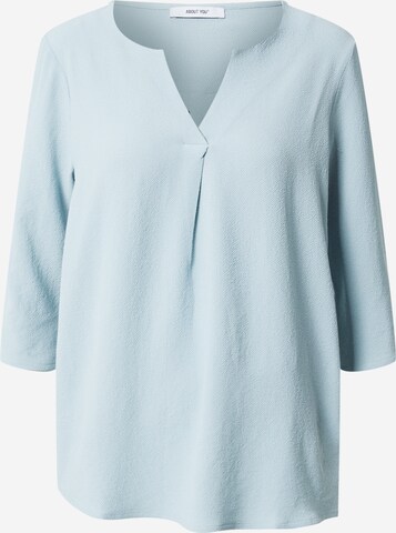 ABOUT YOU Blouse 'Emmi' in Blauw: voorkant