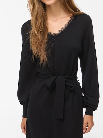 VILA - Vestido de punto 'VIRICKY' en negro