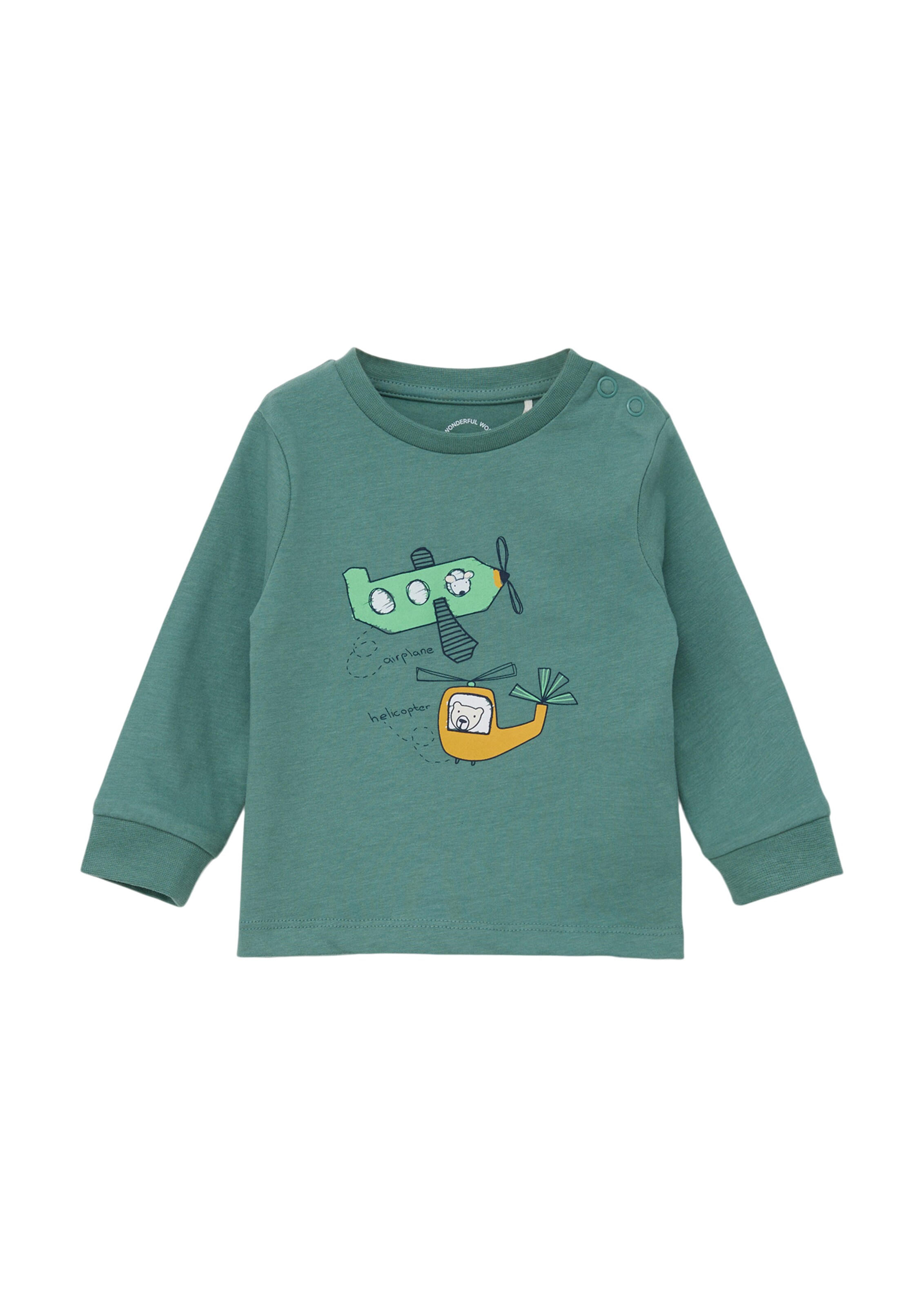 s.Oliver Shirt in Grün: Vorderseite