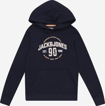 Jack & Jones Junior Sweatshirt 'MINDS' in Blau: predná strana
