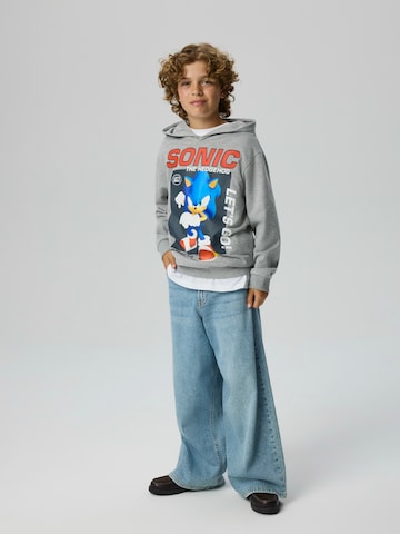 NAME IT Sweatshirt 'NKMALFE SONIC' in Grey