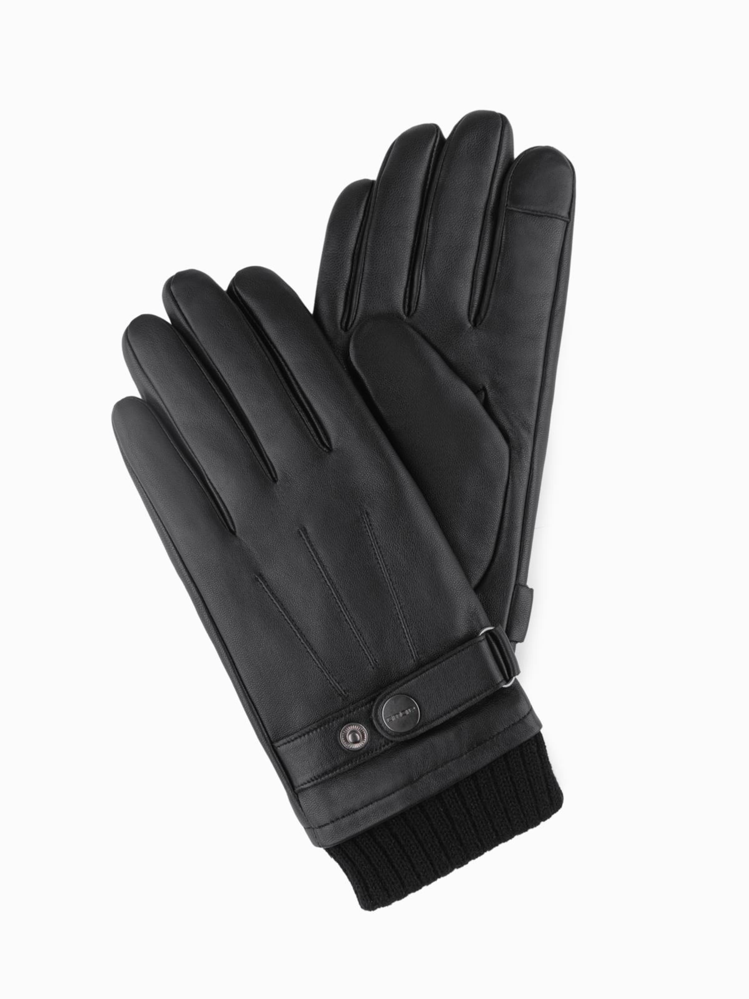 Ombre Vingerhandschoenen in Zwart