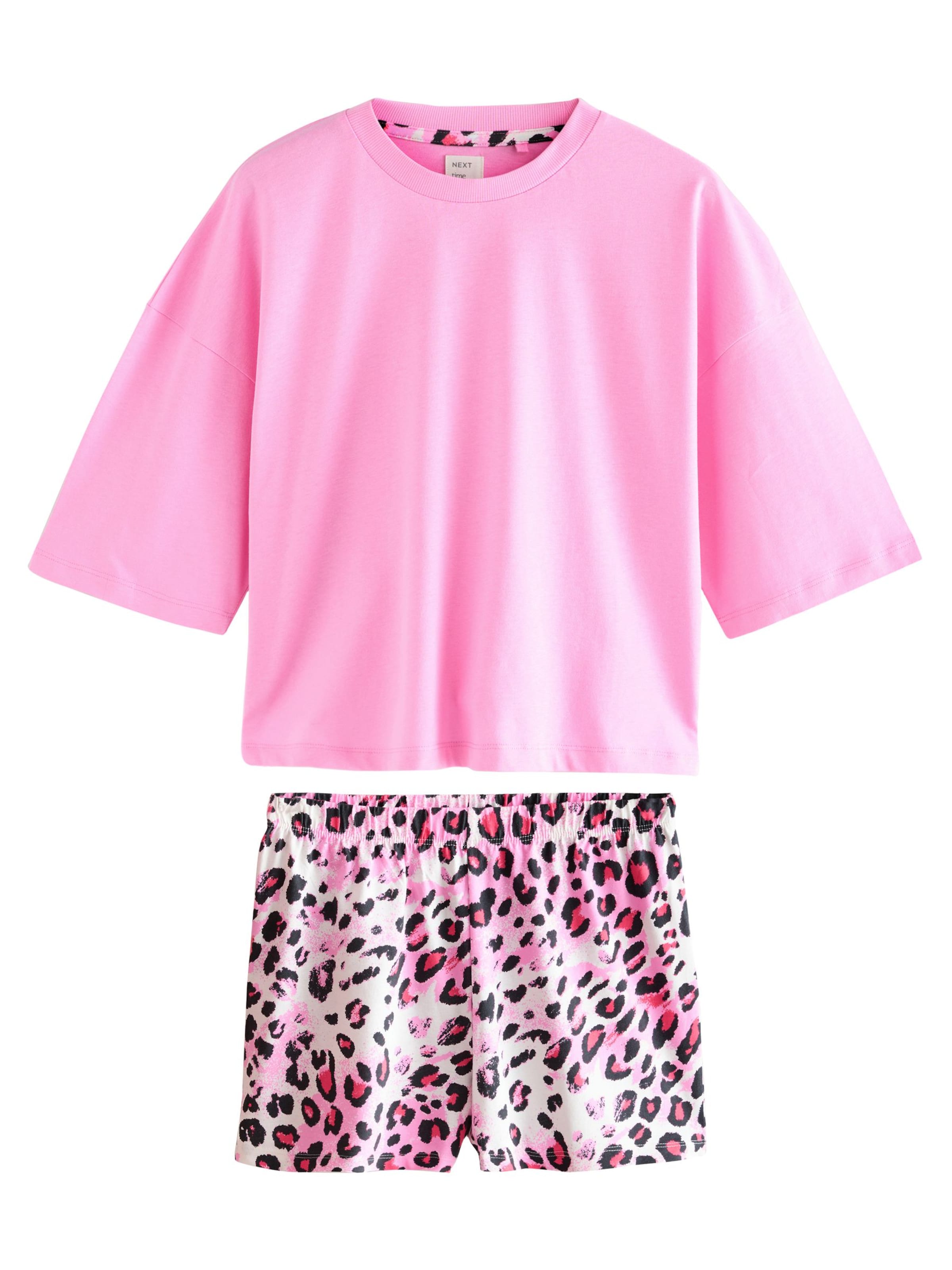 Next Korte pyjama in Roze: voorkant