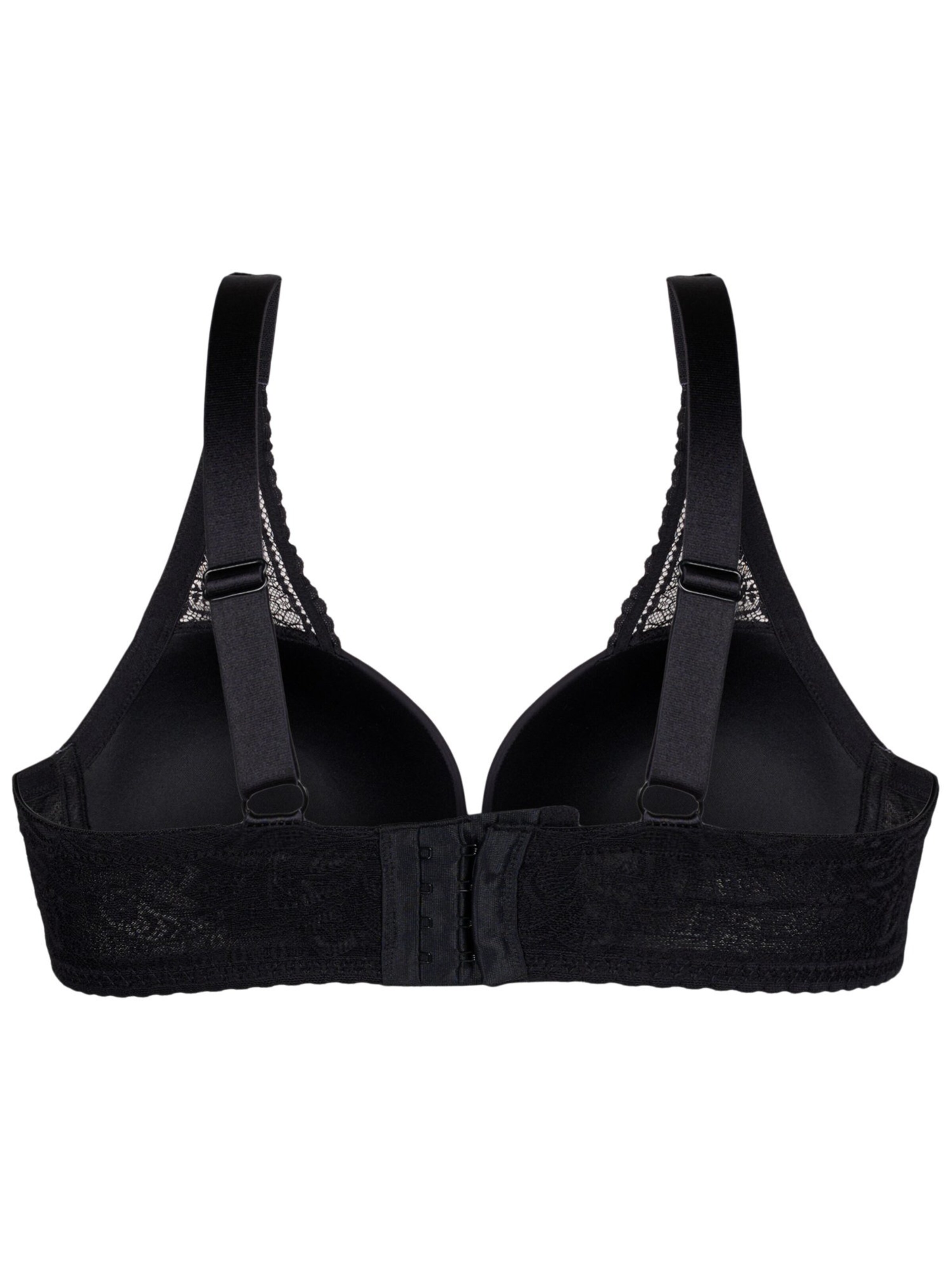 Devoted by Zizzi T-särgi Rinnahoidja 'LAYA', värv must