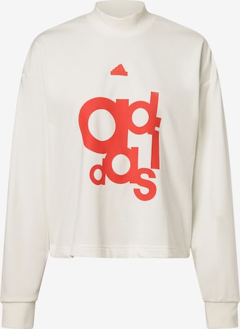 ADIDAS SPORTSWEAR Athletic Sweatshirt in White: front