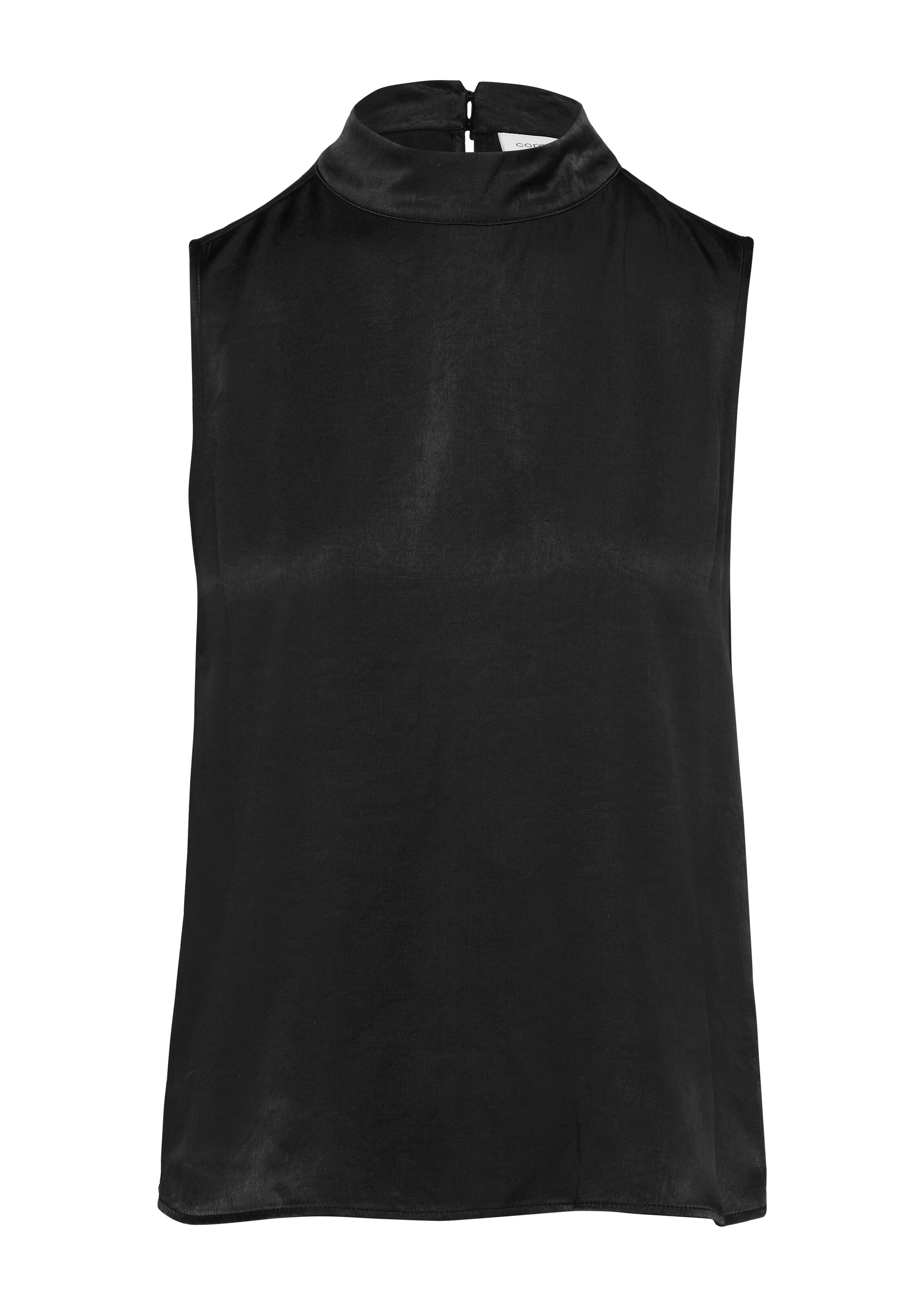 comma casual identity Top in Schwarz: Vorderseite