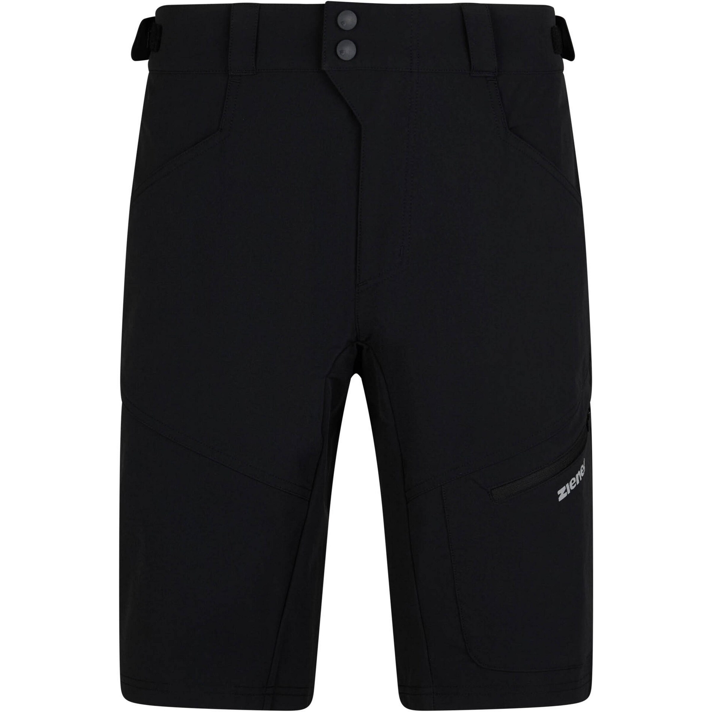 ZIENER Workout Pants 'NELAT-Z X-Function' in Black: front