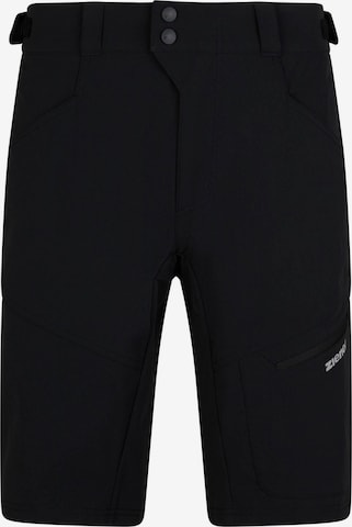 ZIENER Workout Pants 'NELAT-Z X-Function' in Black: front