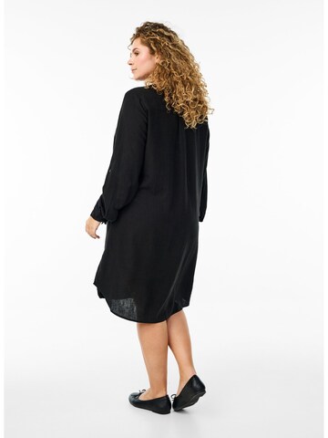 Zizzi - Vestido camisero 'Lina' en negro