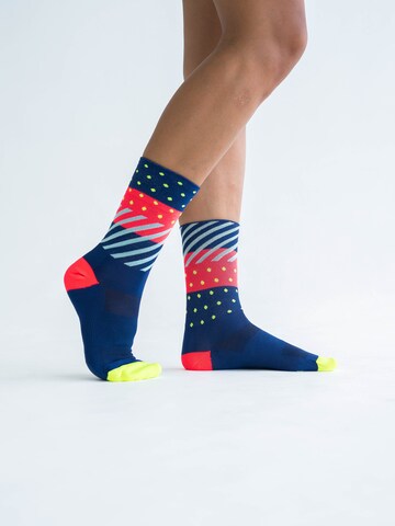 INCYLENCE Athletic Socks 'WILDNESS' in Blue