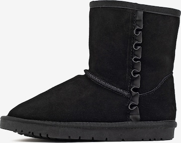 Bottes de neige 'Rosace' Gooce en noir : devant