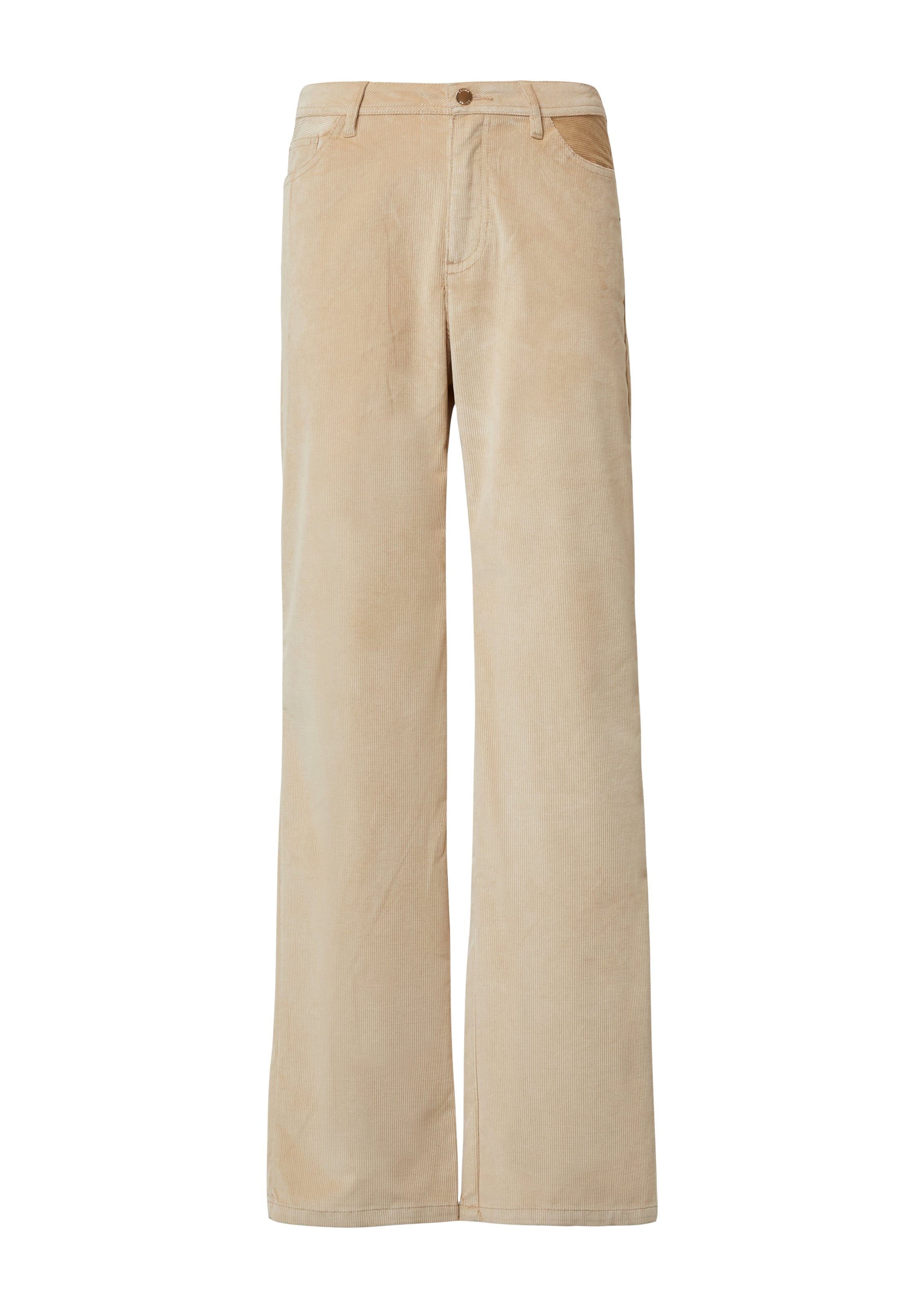 Regular Pantalon s.Oliver en beige : devant