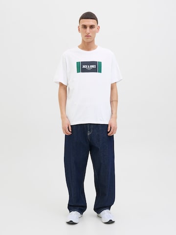 JACK & JONES Tričko 'JJHAYATO' - Biela