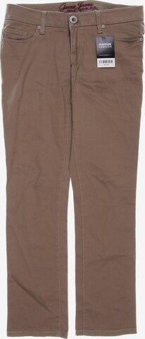 GUESS Pants in S in Brown: front