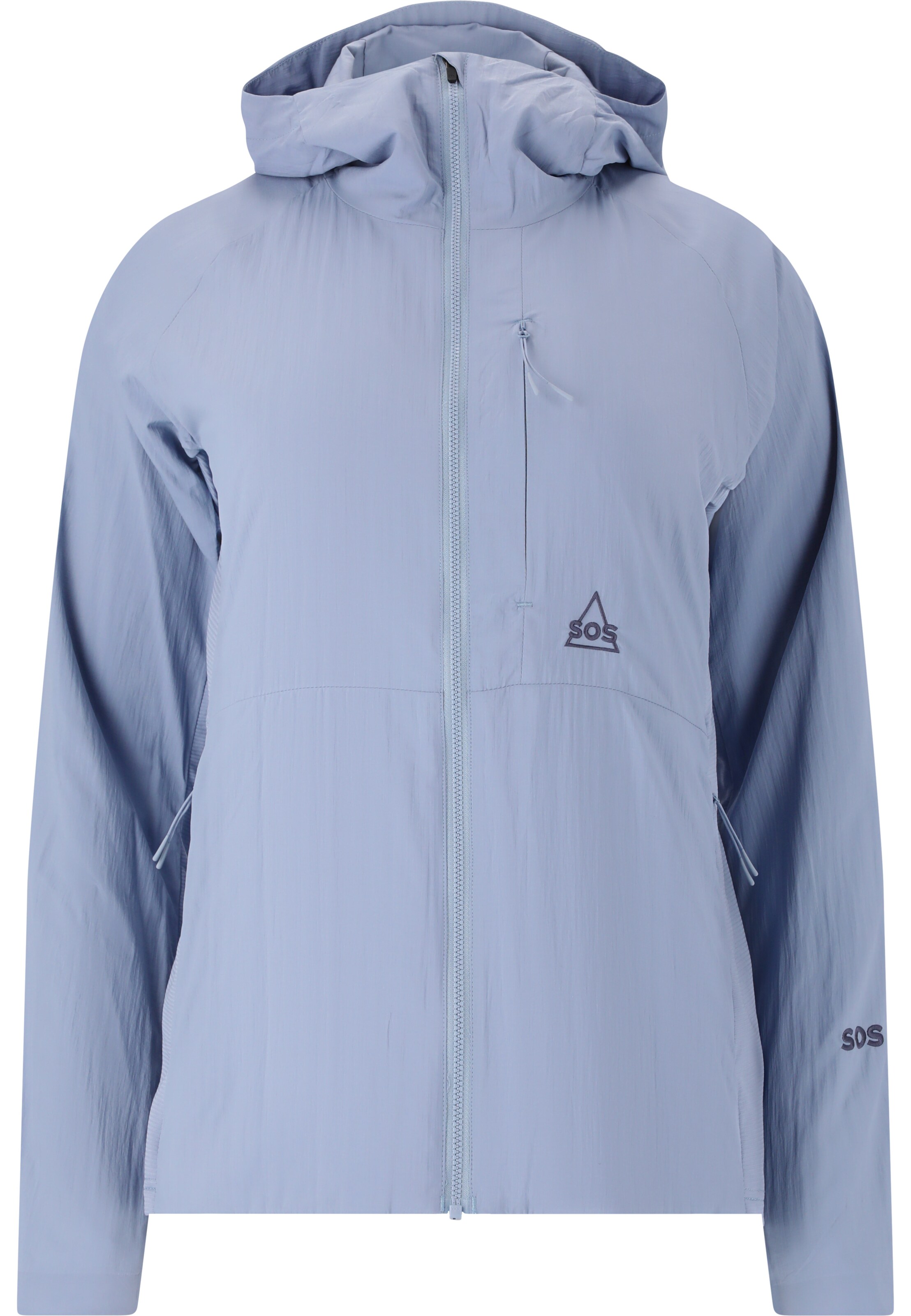 SOS Performance Jacket in Blue: front