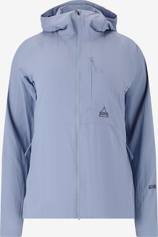 SOS Performance Jacket in Blue: front