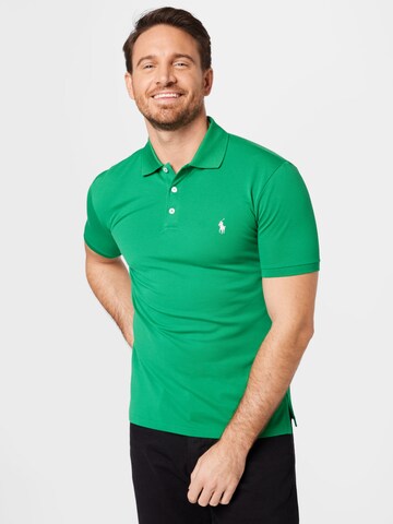 Tricou de la Polo Ralph Lauren pe verde: față