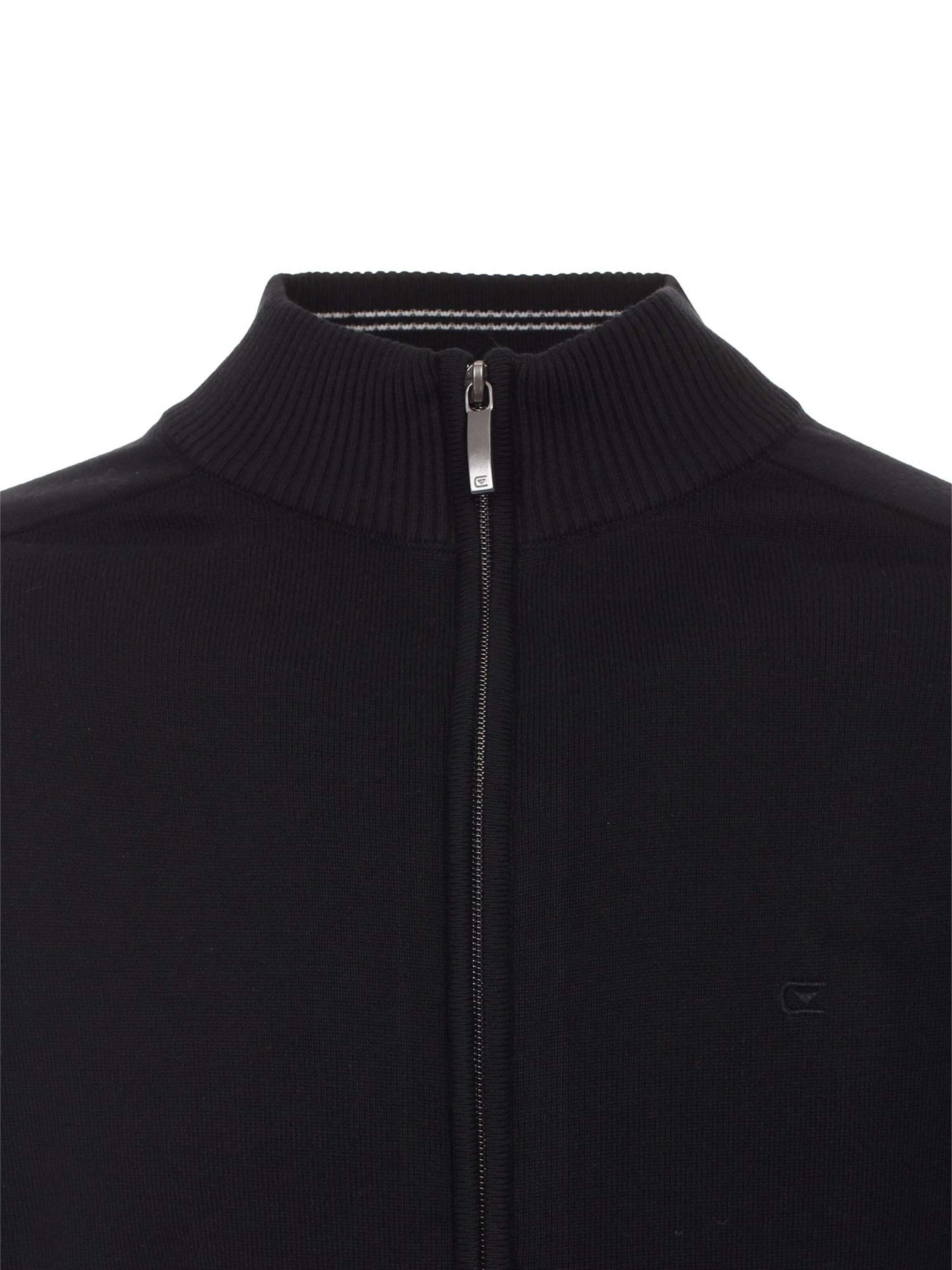 CASAMODA Knit Cardigan 'Basic' in Black