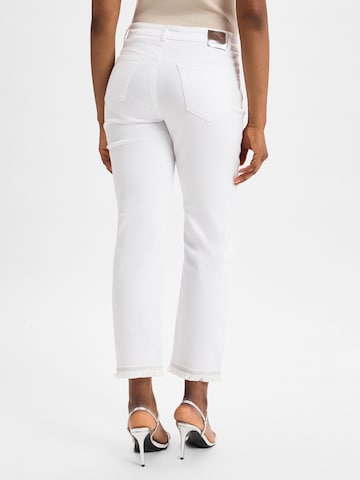 Marc Cain Regular Trousers ' Forli ' in White